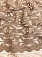 Кружевное полотно ЛОГО шоколад Кружевное полотно ЛОГО шоколад ткань