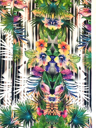 Трикотаж ТРОПИКИ ткань