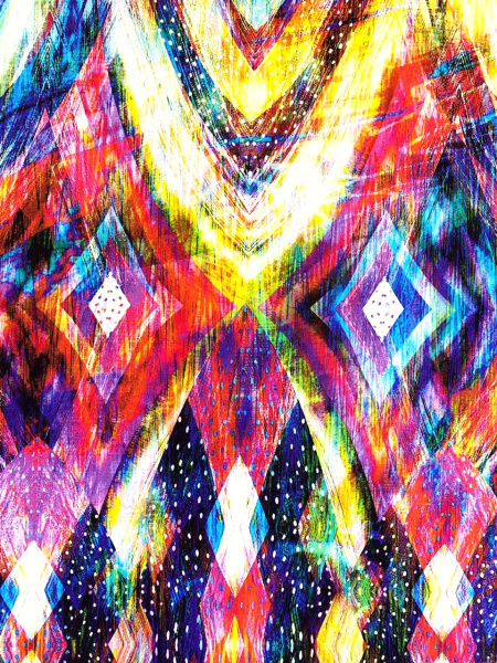 Трикотаж ЯРКАЯ ГЕОМЕТРИЯ ткань