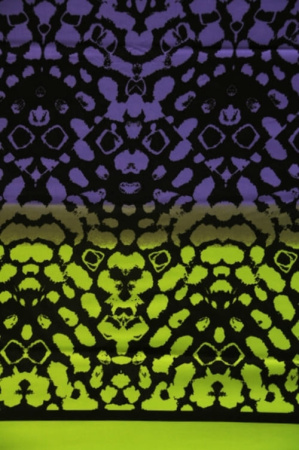 Трикотаж холодная вискоза Неоновый леопард 6