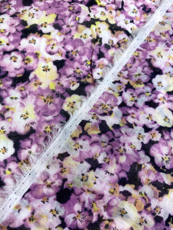 Батист МЕЛКИЕ ЦВЕТОЧКИ сиреневые