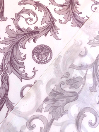 Курточная ткань ЗАВИТКИ Пыльная роза