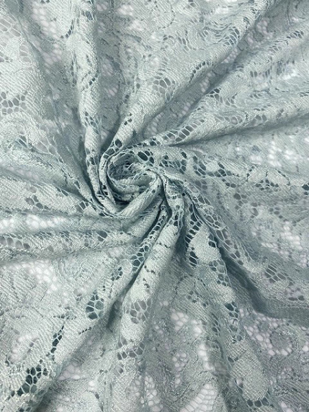 Кружевное полотно "Сильва" пыльный голубой Кружевное полотно "Сильва" пыльный голубой ткань