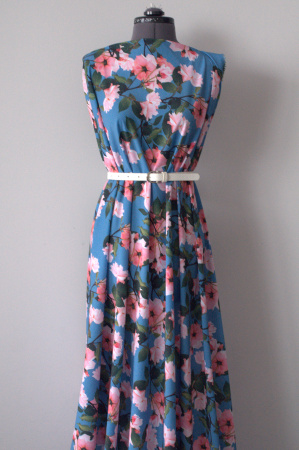 Креп стрейч Розовые розы 5