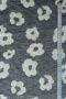 Трикотаж вязанный двухслойный Цветы в стиле Prada Серый 6