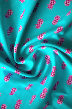 Бифлекс "Ананасы" бирюза