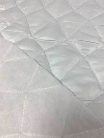 Стежка курточная "Ромбы" белая