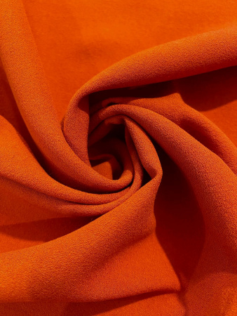 Креп-стрейч РЫЖИЙ КИРПИЧ