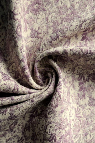 Жаккард Россыпь мелких цветов - сирень 3 Жаккард Россыпь мелких цветов - сирень 3