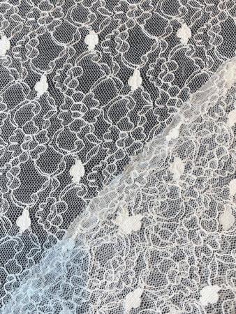 Гипюр ВЫШИТЫЙ УЗОР ткань