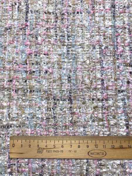 ткани Твид (Шанель) РОЗОВЫЙ БЕЖ