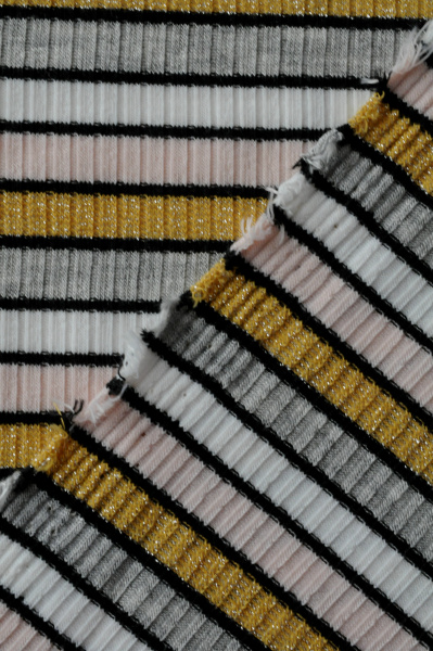 Трикотаж Полоска с люрексом 4