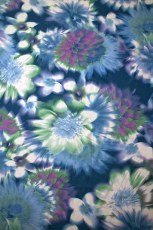 Трикотаж масло холодное Лучезарные цветы 1