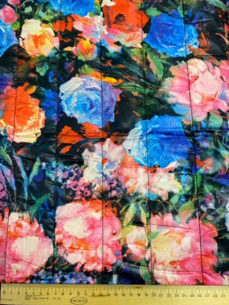 Стежка курточная РОЗЫ МИКС.