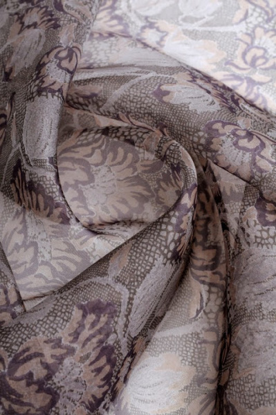 Органза МАГИЯ ОСЕНИ серый 2 Органза МАГИЯ ОСЕНИ серый 2