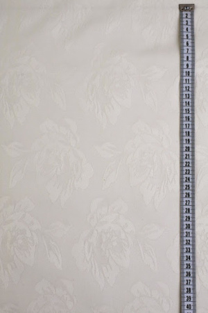 Жаккард хлопковый МОЛОЧНЫЕ РОЗЫ 4