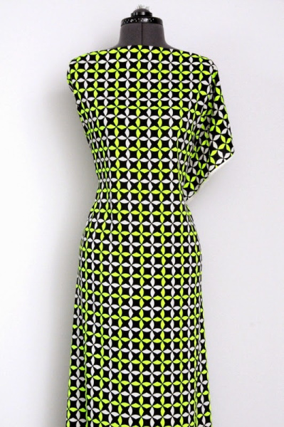 Стильный орнамент зеленый 4