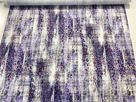 Джинс КЛЕТКА-ВАРЕНКА фиолетовый