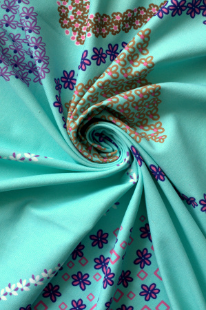 Бифлекс для купальников Геометрические фигуры из цветов 4