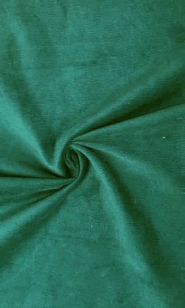 Микровельвет однотонный "Зеленый мох" ткани
