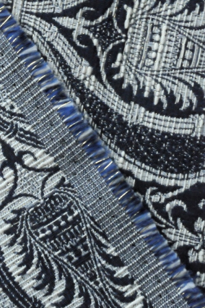 Жаккард ЖЕМЧУЖИНА ВЕРСАЛЯ синий 2