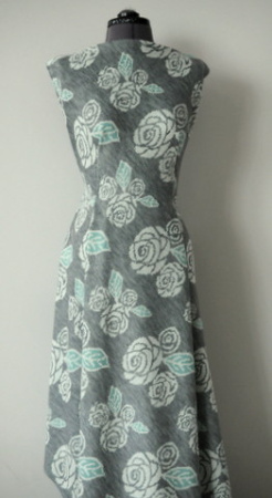 Трикотаж вязанный Зимние розый Серый 5