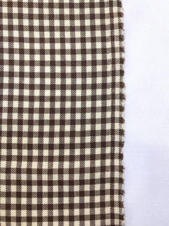 Шерсть костюмная КЛЕТОЧКА шоколадная ткани