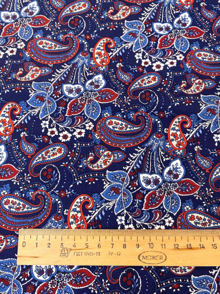 Батист ПЕЙСЛИ на синем