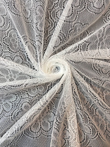 Гипюр с узором "Цветочки" ткань