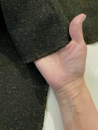 Ткань костюмная ЕЛОЧКА ЛЕСНАЯ ткани