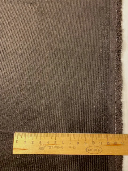 Микровельвет однотонный "Шоколад" ткани