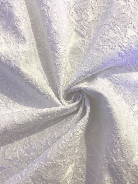 Жаккард "Праздничный" белый Жаккард "Праздничный" белый ткань