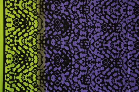 Трикотаж холодная вискоза Неоновый леопард 7