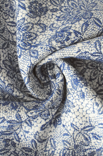 Жаккард "Летний" синий Жаккард "Летний" синий ткань