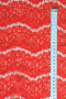 Кружевное полотно "Морской прибой" красный