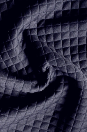 Трикотаж (Стежка) "Темно-синий"