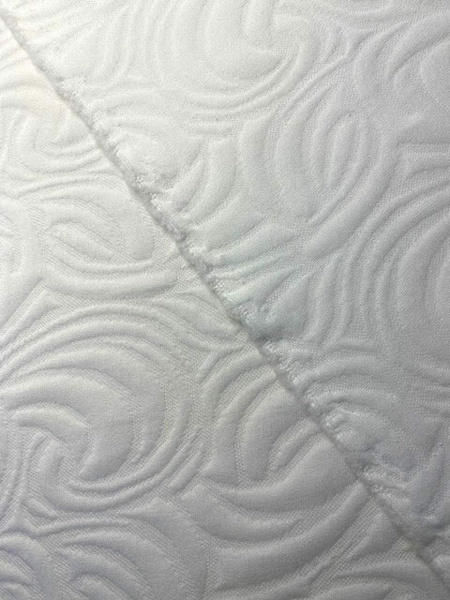 Жаккард трикотажный "Зимние узоры" молочный Жаккард трикотажный "Зимние узоры" молочный ткань