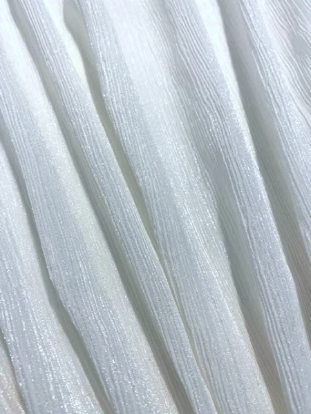 Крэш - шифон натуральный МОЛОЧНЫЙ