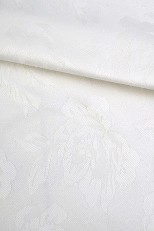 Жаккард хлопковый МОЛОЧНЫЕ РОЗЫ