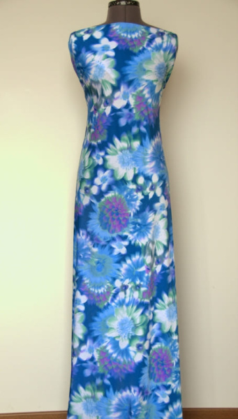 Трикотаж масло холодное Лучезарные цветы 5