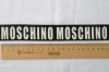 Тесьма репсовая Логотип Moschino 1