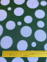 Вискоза КРУПНЫЙ ГОРОХ на зеленом