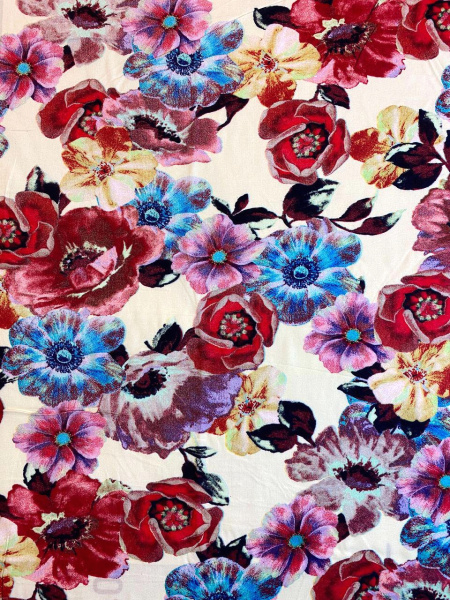 Штапель ЦВЕТЫ ЛЕТА 