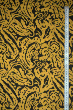 Трикотаж МОРОЗНОЕ УТРО горчичный полотно