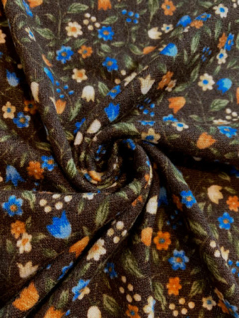 Трикотаж МЕЛКИЕ КОЛОКОЛЬЧИКИ полотно