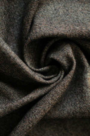 Ткань костюмная Песочно - шоколадный меланж 3