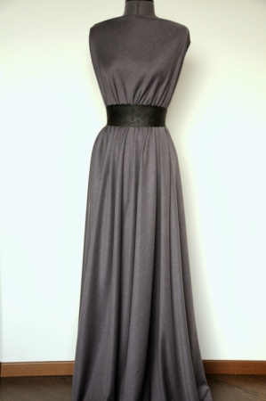 Трикотаж (милано) "Пепельный" трикотажная ткань