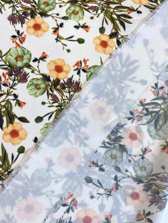 Вискоза НЕЖНЫЙ МИЛЬФЛЕР персик