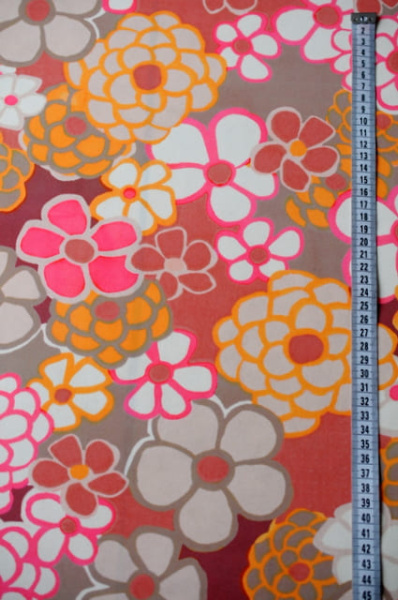 Креп плательно - костюмный Мишель розово - бордовый 2