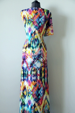 Трикотаж ЯРКАЯ ГЕОМЕТРИЯ ткань